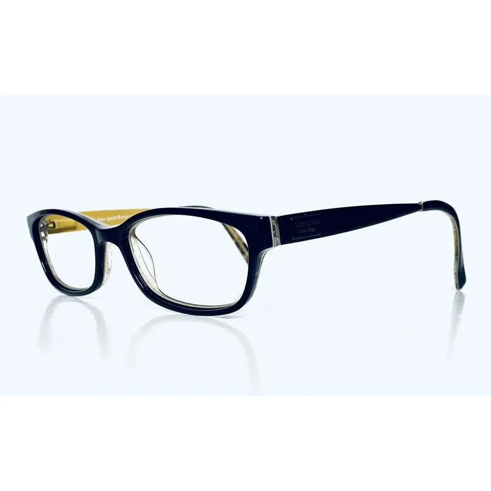 Kate Spade NY Black Cat Eye Glasses Tortoise Interior Leanne 1W5 51 16 135